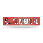 Wholesale NCAA Youngstown Penguins Plastic 4" x 16" Street Sign By Rico Industries