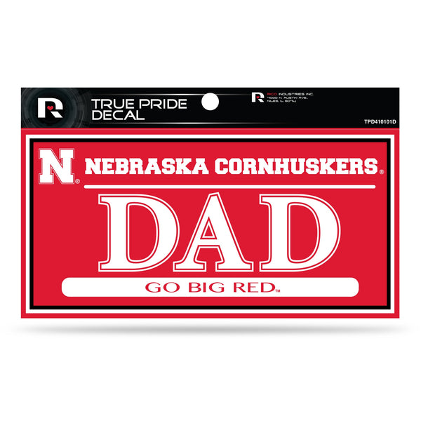 Wholesale Nebraska 3" X 6" True Pride Decal - Dad