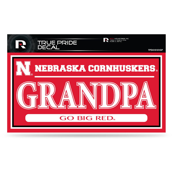 Wholesale Nebraska 3" X 6" True Pride Decal - Grandpa