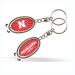 Wholesale Nebraska Alumni Spinner Keychain