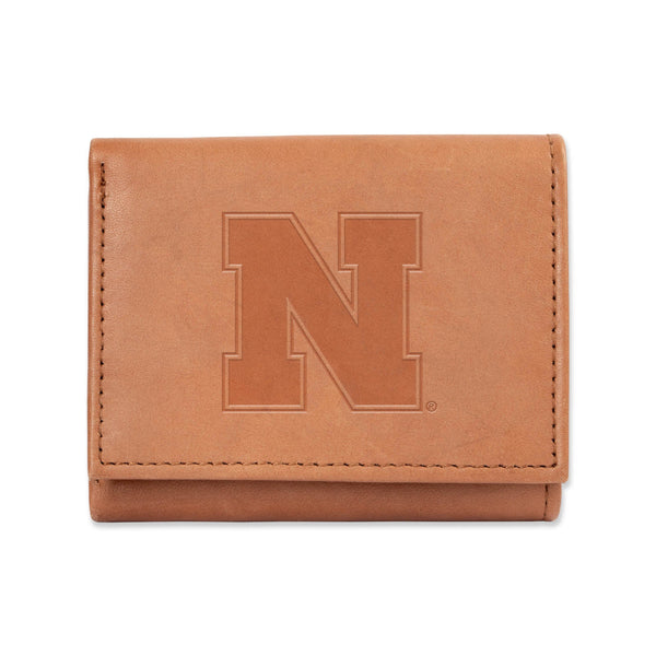 Wholesale Nebraska Embossed Leather Trifold