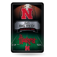 Wholesale Nebraska University 11X17 Large Embossed Metal Wall Sign