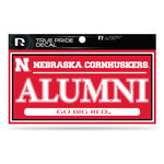 Wholesale Nebraska University 3" X 6" True Pride Decal - Alumni