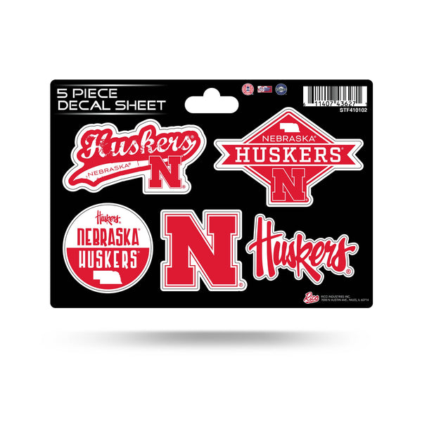 Wholesale Nebraska University 5-Pc Sticker Sheet