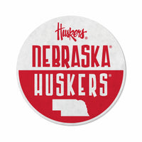 Wholesale Nebraska University Shape Cut Logo With Header Card - Classic Design