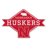 Wholesale Nebraska University Shape Cut Logo With Header Card - Diamond Design