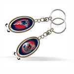 Wholesale New England Patriots Spinner Keychain