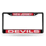 Wholesale New Jersey Devils Black Laser Chrome 12 x 6 License Plate Frame