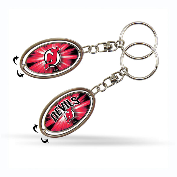Wholesale New Jersy Devils Spinner Keychain