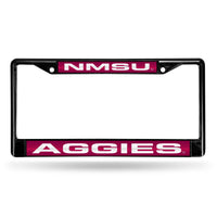 Wholesale New Mexico State Aggies Black Laser Chrome 12 x 6 License Plate Frame