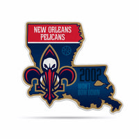 Wholesale New Orleans Pelicans 18" State Shape Pennant