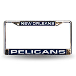 Wholesale New Orleans Pelicans Laser Chrome Frame