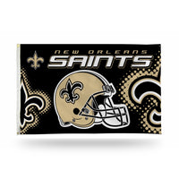 Wholesale New Orleans Saints Helmet Banner Flag (3X5)