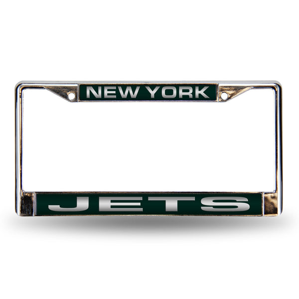 Wholesale New York Jets Green Laser Chrome Frame