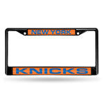 Wholesale New York Knicks Black Laser Chrome 12 x 6 License Plate Frame