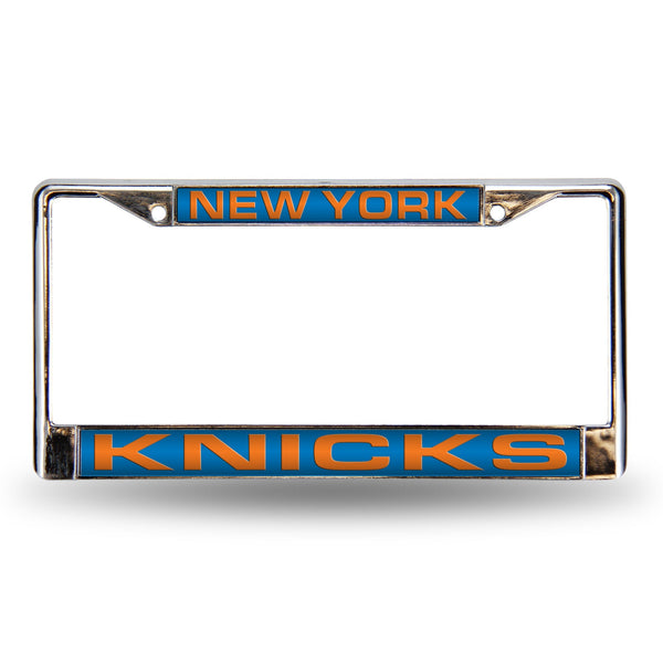 Wholesale New York Knicks Blue Laser Chrome Frame