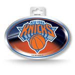 Wholesale New York Knicks Metallic Oval Sticker