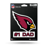 Wholesale NFL Arizona Cardinals 5" x 7" Vinyl Die-Cut Decal - Car/Truck/Home Accessory By Rico Industries