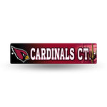 Wholesale NFL Arizona Cardinals Plastic 4" x 16" Street Sign By Rico Industries