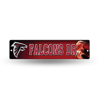 Wholesale NFL Atlanta Falcons Plastic 4" x 16" Street Sign By Rico Industries