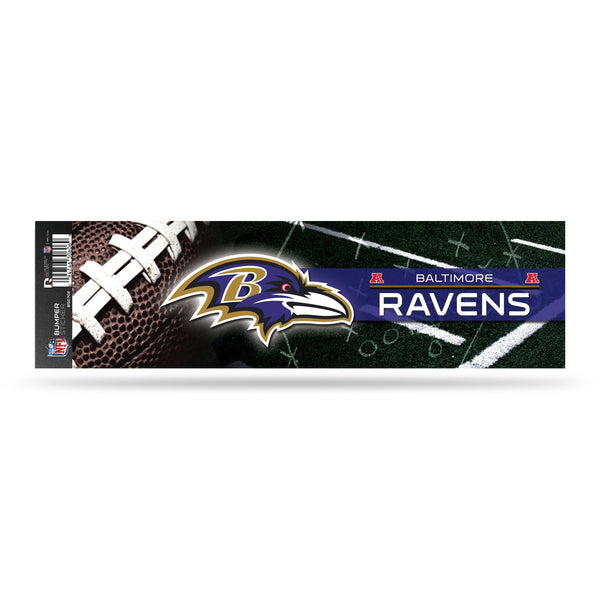 Wholesale NFL Baltimore Ravens 3" x 12" Car/Truck/Jeep Bumper Sticker By Rico Industries