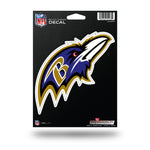 Wholesale NFL Baltimore Ravens 5" x 7" Vinyl Die-Cut Decal - Car/Truck/Home Accessory By Rico Industries