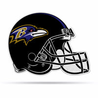 Wholesale NFL Baltimore Ravens Classic Helmet Shape Cut Pennant - Home and Living Room Décor - Soft Felt EZ to Hang By Rico Industries