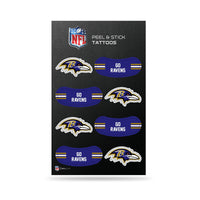 Wholesale NFL Baltimore Ravens Peel & Stick Temporary Tattoos - Eye Black - Game Day Approved! By Rico Industries