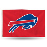 Wholesale NFL Buffalo Bills 3' x 5' Classic Banner Flag - Single Sided - Indoor or Outdoor - Home Décor By Rico Industries