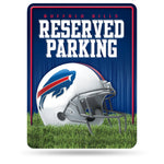 Wholesale NFL Buffalo Bills 8.5" x 11" Metal Parking Sign - Great for Man Cave, Bed Room, Office, Home Décor By Rico Industries