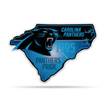 Wholesale NFL Carolina Panthers Classic State Shape Cut Pennant - Home and Living Room Décor - Soft Felt EZ to Hang By Rico Industries