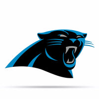 Wholesale NFL Carolina Panthers Classic Team Logo Shape Cut Pennant - Home and Living Room Décor - Soft Felt EZ to Hang By Rico Industries