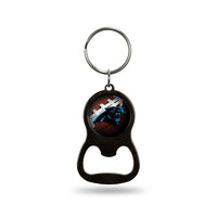 Wholesale NFL Carolina Panthers Metal Keychain - Beverage Bottle Opener With Key Ring - Pocket Size By Rico Industries