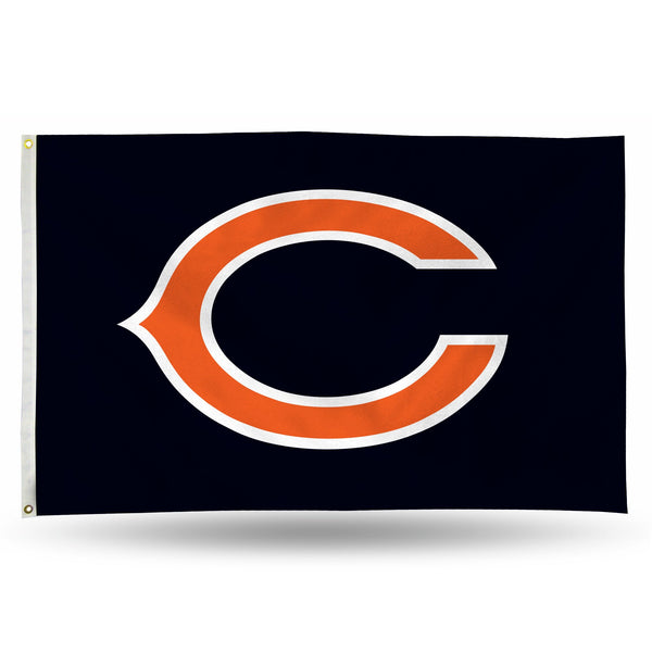 Wholesale NFL Chicago Bears 3' x 5' Classic Banner Flag - Single Sided - Indoor or Outdoor - Home Décor By Rico Industries