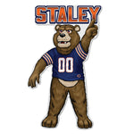 Wholesale NFL Chicago Bears Classic Mascot Shape Cut Pennant - Home and Living Room Décor - Soft Felt EZ to Hang By Rico Industries