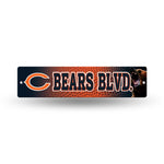 Wholesale NFL Chicago Bears Plastic 4" x 16" Street Sign By Rico Industries