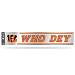 Wholesale NFL Cincinnati Bengals 3" x 17" Tailgate Sticker For Car/Truck/SUV By Rico Industries