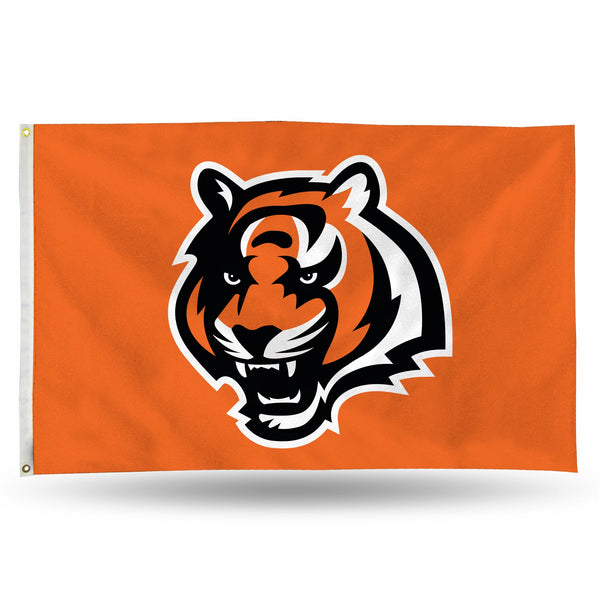 Wholesale NFL Cincinnati Bengals 3' x 5' Classic Banner Flag - Single Sided - Indoor or Outdoor - Home Décor By Rico Industries