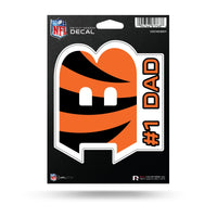 Wholesale NFL Cincinnati Bengals 5" x 7" Vinyl Die-Cut Decal - Car/Truck/Home Accessory By Rico Industries