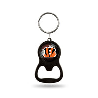 Wholesale NFL Cincinnati Bengals Metal Keychain - Beverage Bottle Opener With Key Ring - Pocket Size By Rico Industries