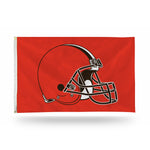 Wholesale NFL Cleveland Browns 3' x 5' Classic Banner Flag - Single Sided - Indoor or Outdoor - Home Décor By Rico Industries