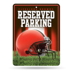 Wholesale NFL Cleveland Browns 8.5" x 11" Metal Parking Sign - Great for Man Cave, Bed Room, Office, Home Décor By Rico Industries