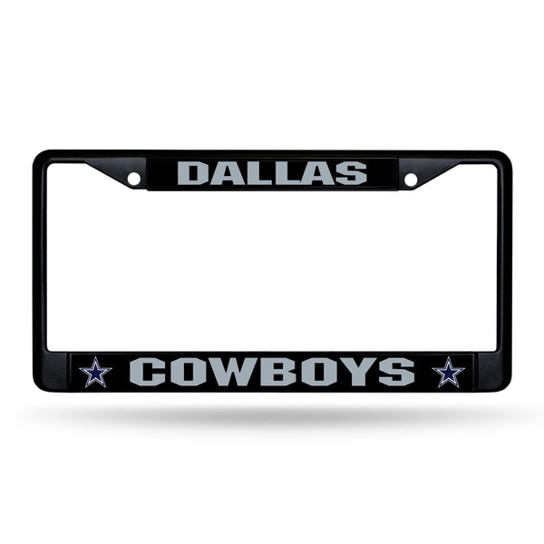 Wholesale NFL Dallas Cowboys 12" x 6" Black Metal Car/Truck Frame Automobile Accessory By Rico Industries