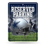 Wholesale NFL Dallas Cowboys 8.5" x 11" Metal Parking Sign - Great for Man Cave, Bed Room, Office, Home Décor By Rico Industries