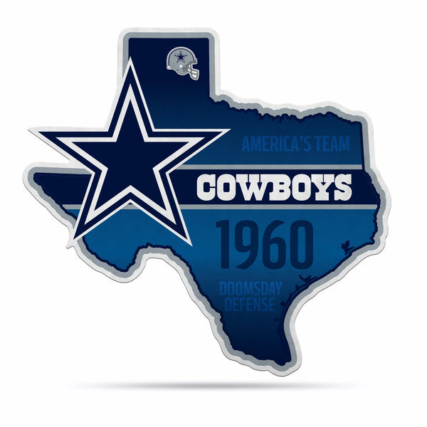 Wholesale NFL Dallas Cowboys Classic State Shape Cut Pennant - Home and Living Room Décor - Soft Felt EZ to Hang By Rico Industries