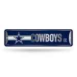 Wholesale NFL Dallas Cowboys Metal Street Sign 4" x 15" Home Décor - Bedroom - Office - Man Cave By Rico Industries