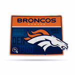 Wholesale NFL Denver Broncos Classic State Shape Cut Pennant - Home and Living Room Décor - Soft Felt EZ to Hang By Rico Industries