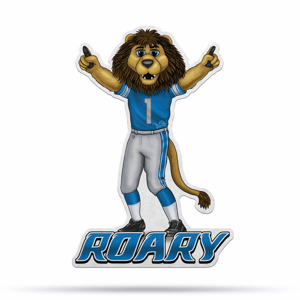 Wholesale NFL Detroit Lions Classic Mascot Shape Cut Pennant - Home and Living Room Décor - Soft Felt EZ to Hang By Rico Industries