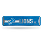 Wholesale NFL Detroit Lions Metal Street Sign 4" x 15" Home Décor - Bedroom - Office - Man Cave By Rico Industries