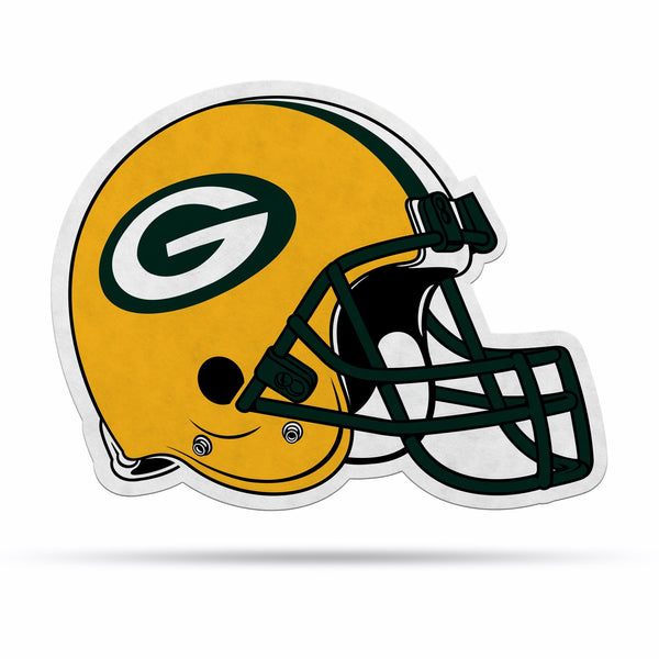 Wholesale NFL Green Bay Packers Classic Helmet Shape Cut Pennant - Home and Living Room Décor - Soft Felt EZ to Hang By Rico Industries